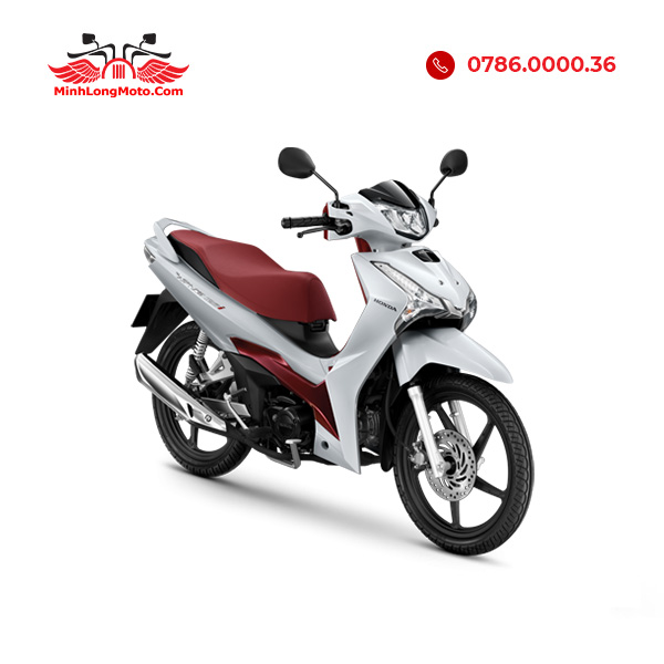 Wave 125i 2024 bánh mâm màu trắng đỏ