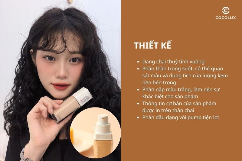 Thiết kế của kem nền Maybelline Super Stay Full Coverage Foundation 24h