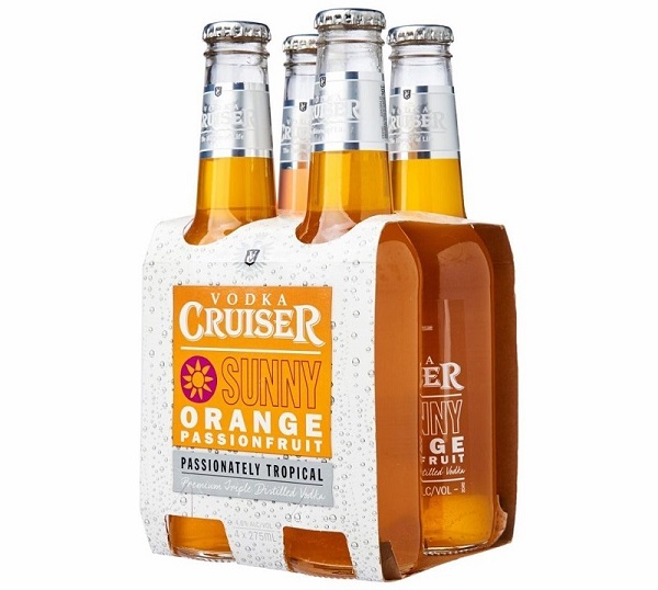 Rượu Vodka Cruiser Sunny Orange vị cam