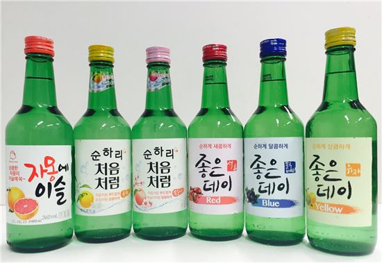 rượu soju vị trái cây