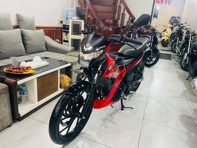 Bán xe Suzuki Satria 150 FI 2019 màu đỏ đen giá 4x triệu