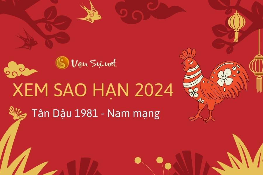 Xem sao hạn tuổi Tân Dậu 2024 nam mạng