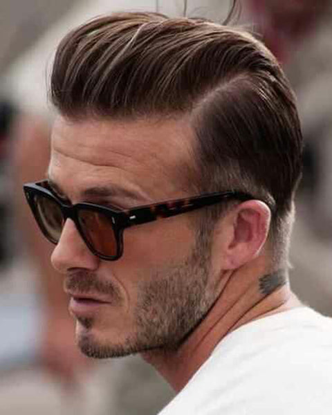 Slick Back Pompadour Haircut