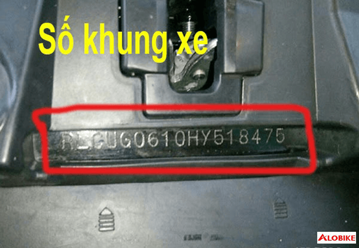 Tra số khung số máy xe máy Honda đơn giản nhất