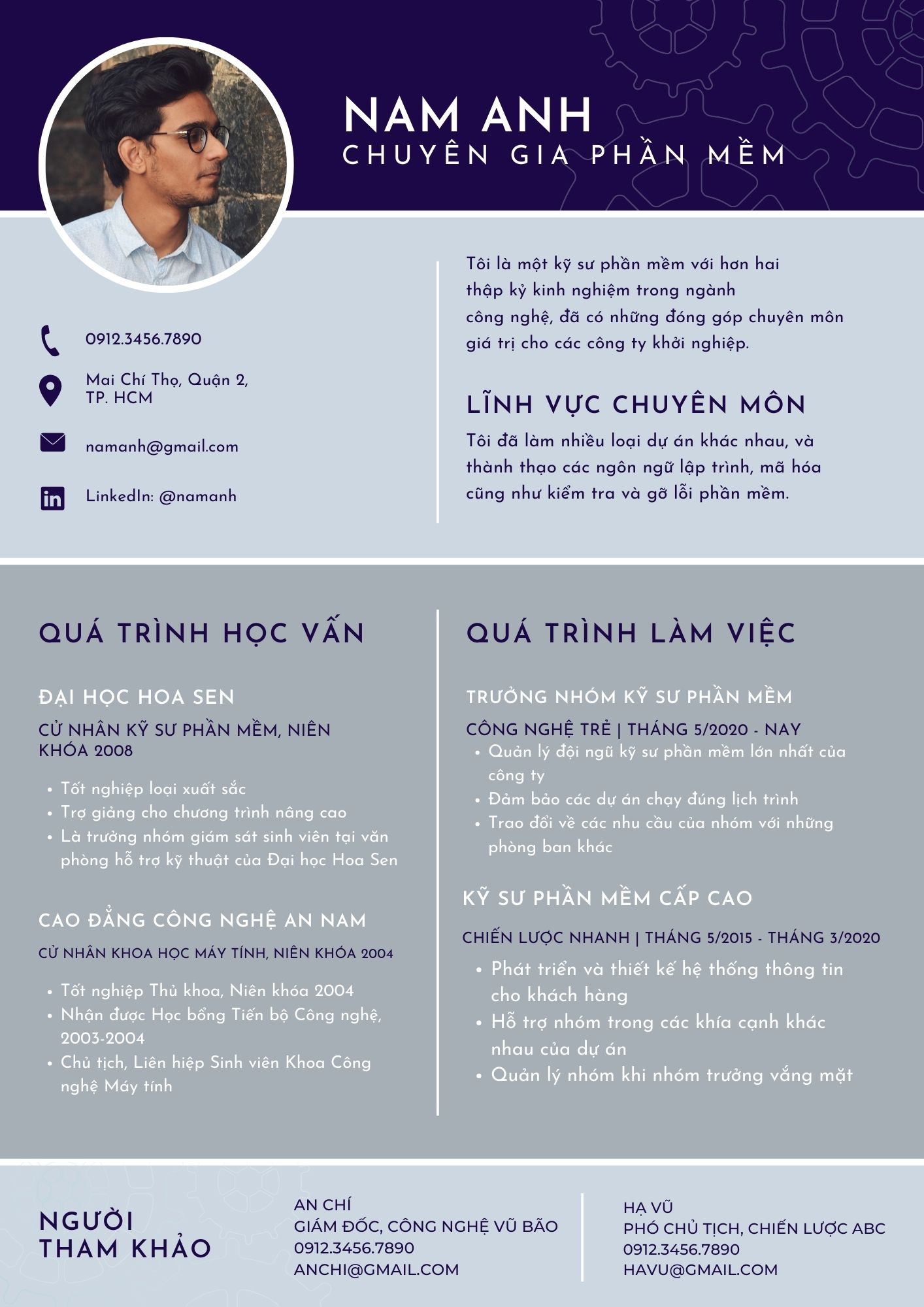 cv xin việc mẫu