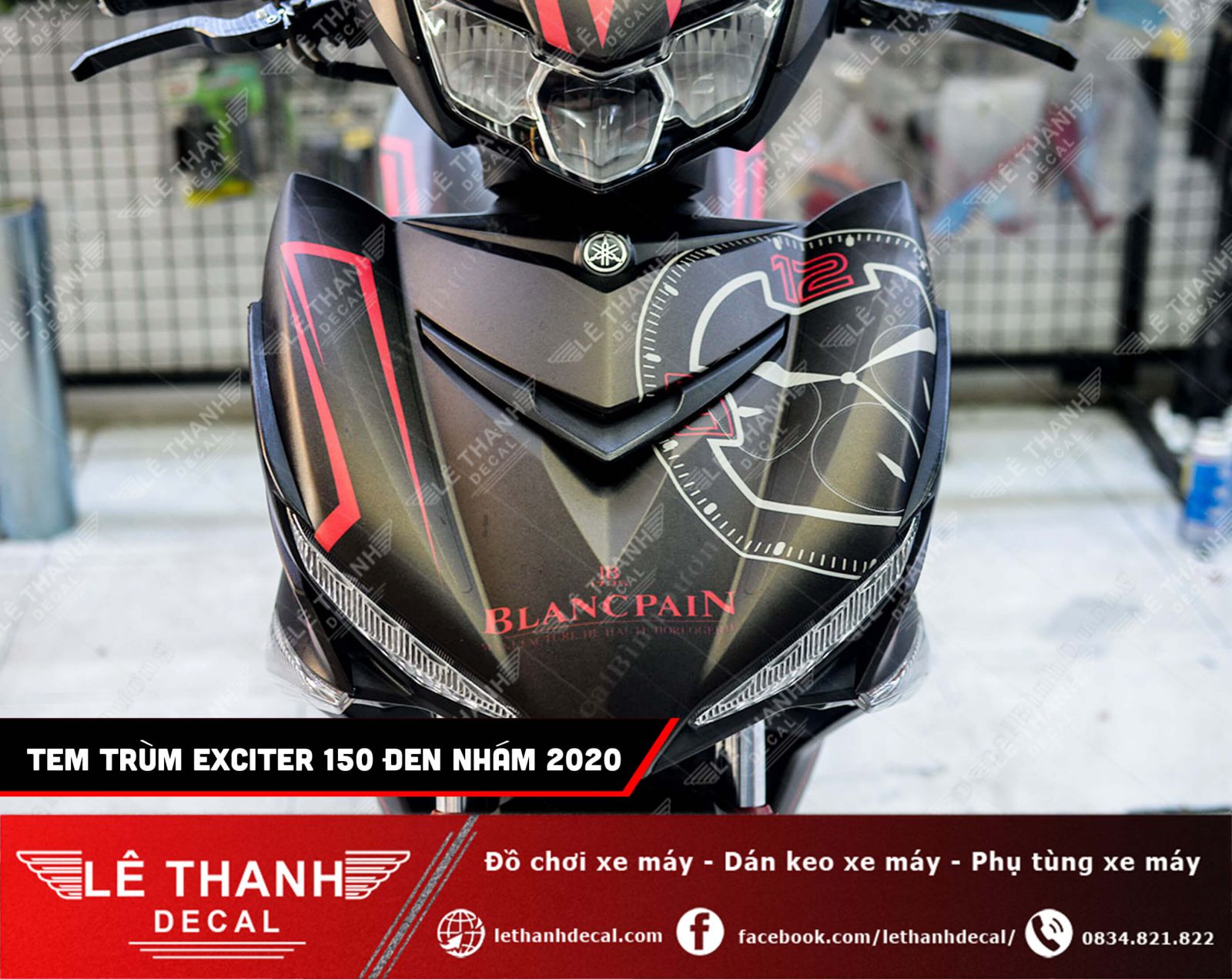 Tem trum Exciter 150 den nham 2020 11