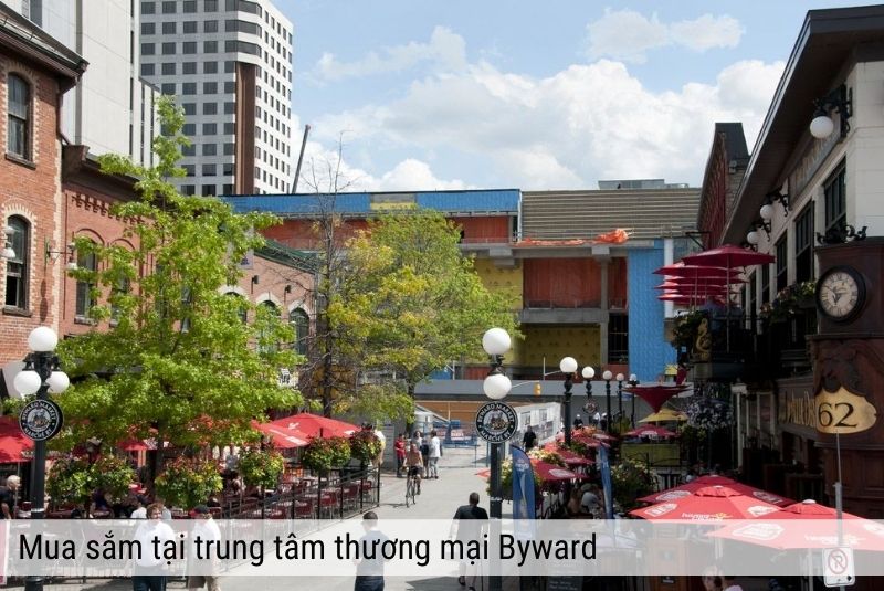 Mua sắm tại trung tâm thương mại Byward