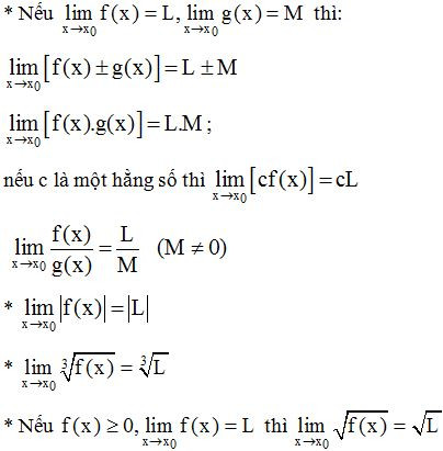 Giới hạn của hàm số và cách giải bài tập - Toán lớp 11 (ảnh 1)