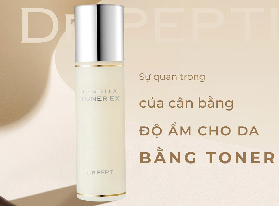 Nước hoa hồng Dr.Pepti Centella Toner EX