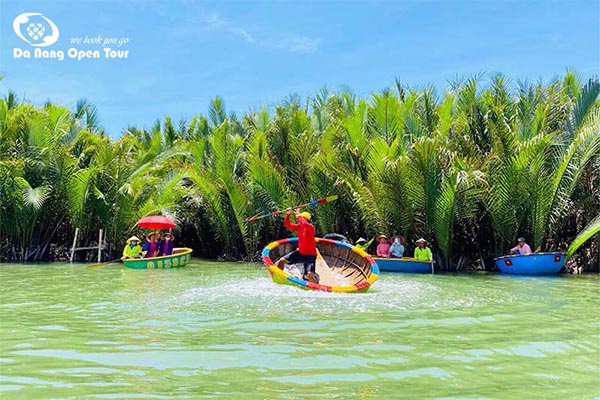 tour đà nẵng rừng dừa buổi chiều