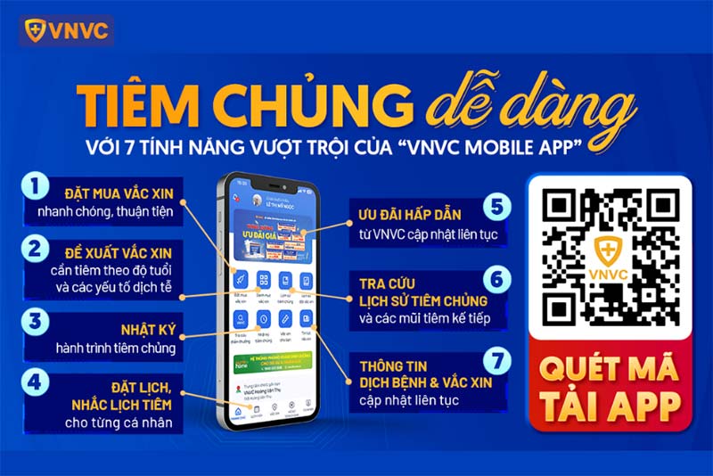 đăng ký tiêm hpv qua app VNVC