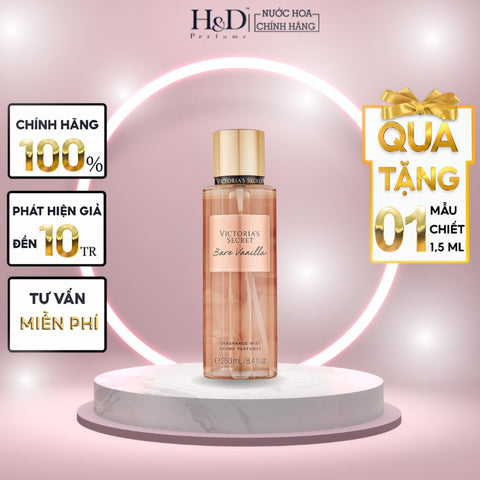 Xịt thơm Victoria Secret Bare Vanilla