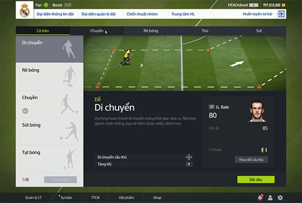 Chế độ đấu mời trong FIFA Online 4